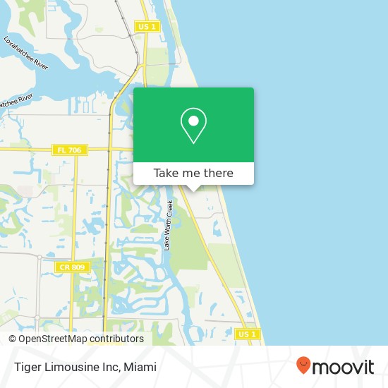 Mapa de Tiger Limousine Inc