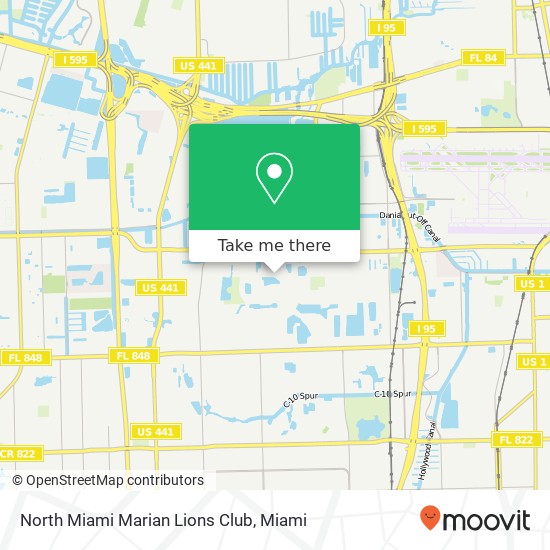 North Miami Marian Lions Club map