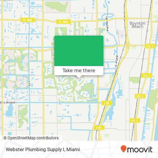 Mapa de Webster Plumbing Supply I