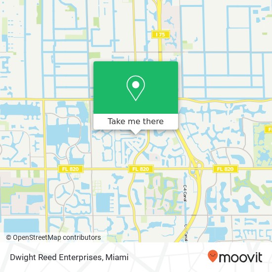 Dwight Reed Enterprises map