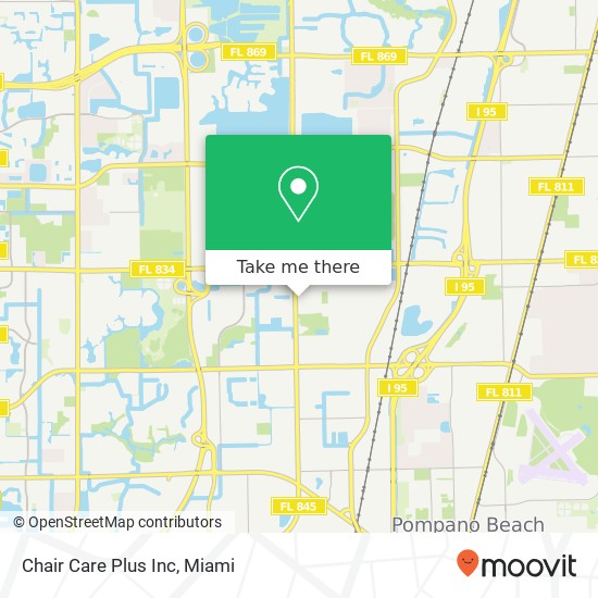 Chair Care Plus Inc map