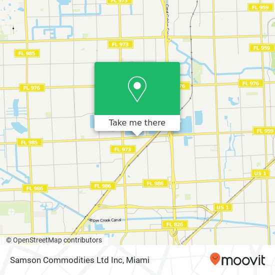 Mapa de Samson Commodities Ltd Inc