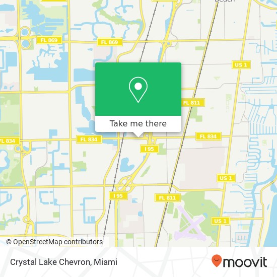 Mapa de Crystal Lake Chevron