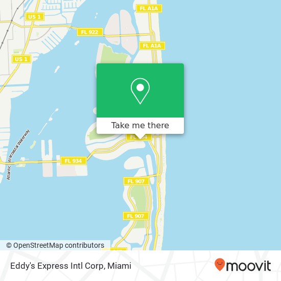 Mapa de Eddy's Express Intl Corp