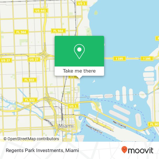 Mapa de Regents Park Investments