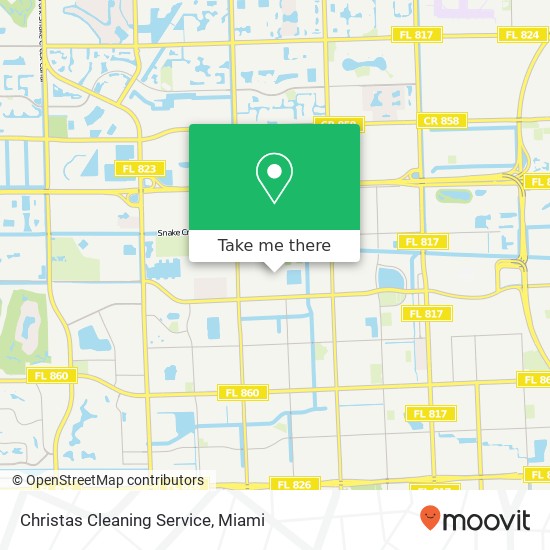 Christas Cleaning Service map