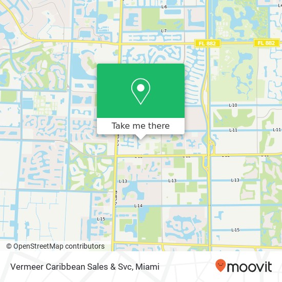 Vermeer Caribbean Sales & Svc map