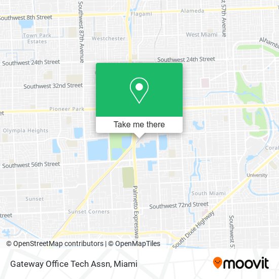Gateway Office Tech Assn map