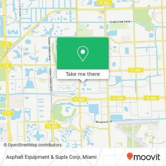 Asphalt Equipment & Supls Corp map