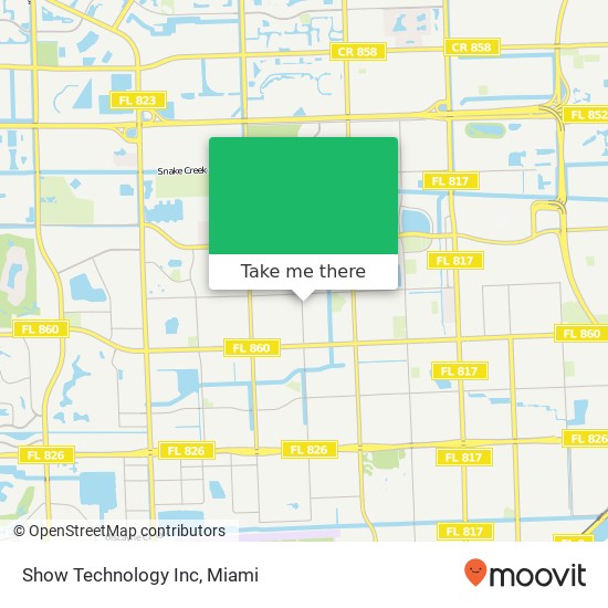 Mapa de Show Technology Inc