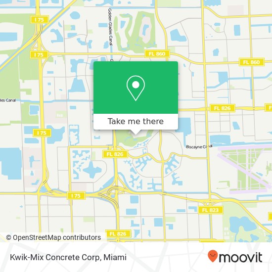 Kwik-Mix Concrete Corp map