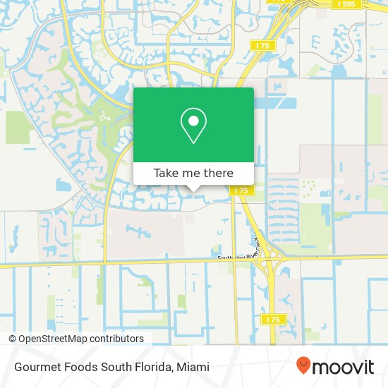 Mapa de Gourmet Foods South Florida