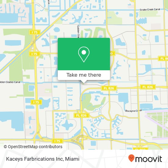 Kaceys Farbrications Inc map