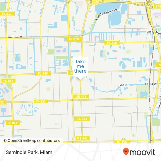 Seminole Park map