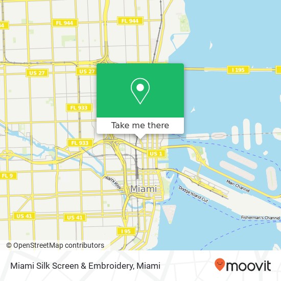 Miami Silk Screen & Embroidery map