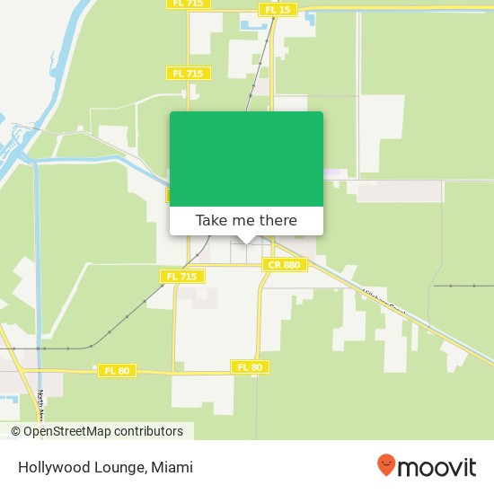 Mapa de Hollywood Lounge