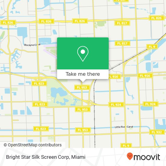 Mapa de Bright Star Silk Screen Corp