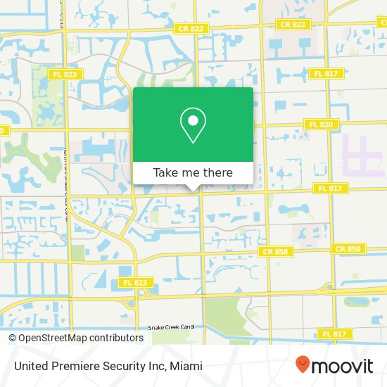 Mapa de United Premiere Security Inc