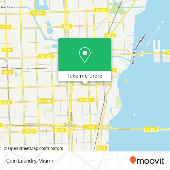 Mapa de Coin Laundry