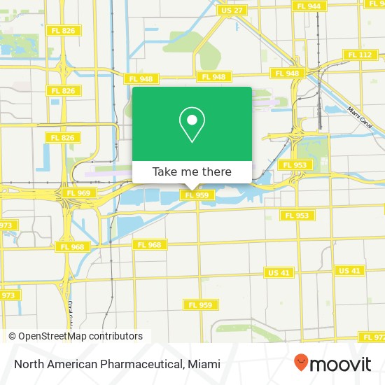 Mapa de North American Pharmaceutical