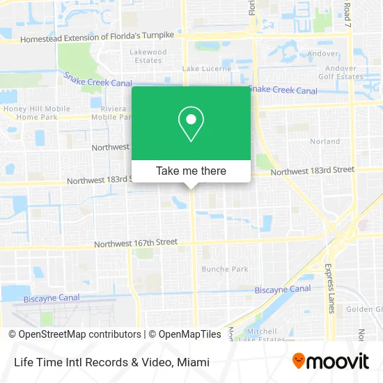 Life Time Intl Records & Video map