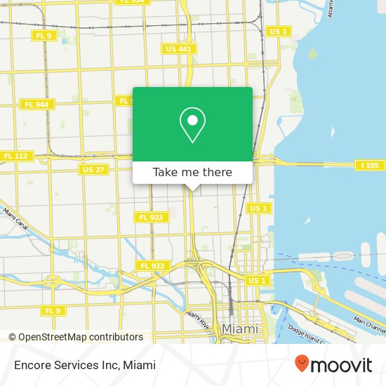 Encore Services Inc map