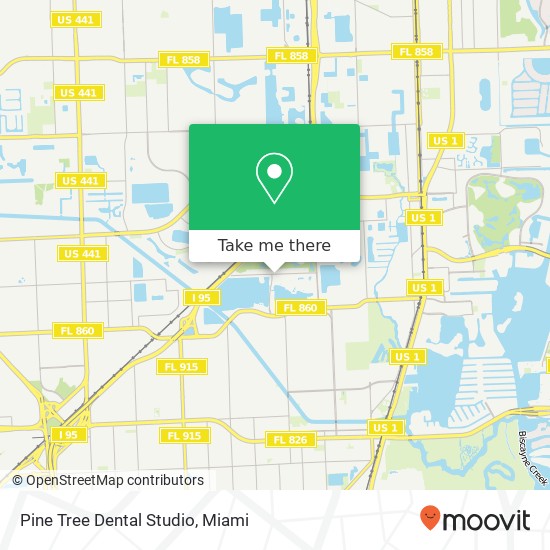 Pine Tree Dental Studio map
