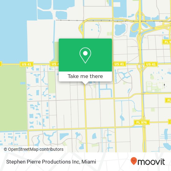 Stephen Pierre Productions Inc map