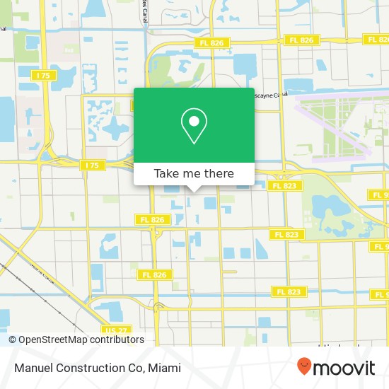 Manuel Construction Co map