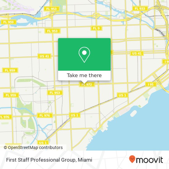 Mapa de First Staff Professional Group