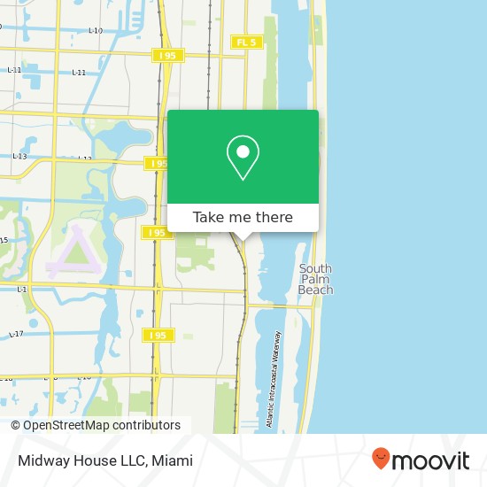 Midway House LLC map