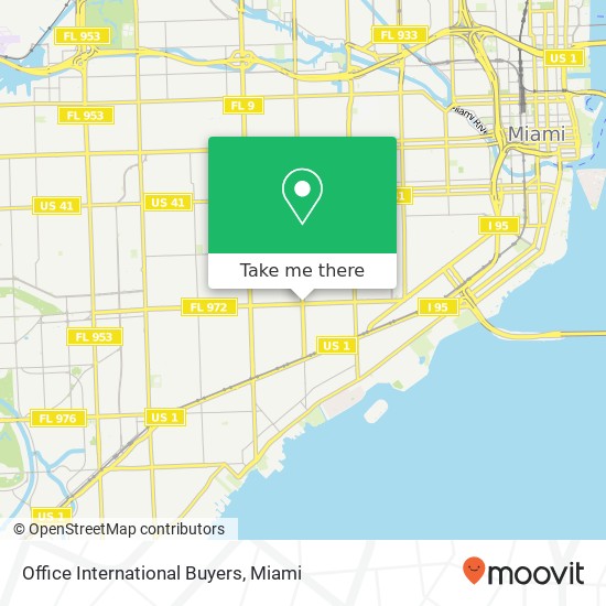 Mapa de Office International Buyers