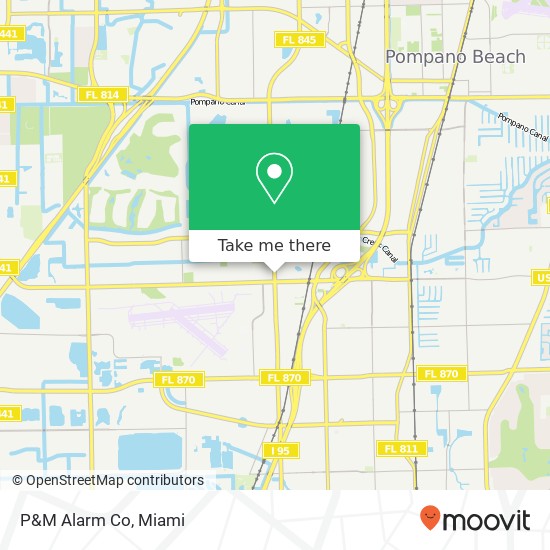 P&M Alarm Co map