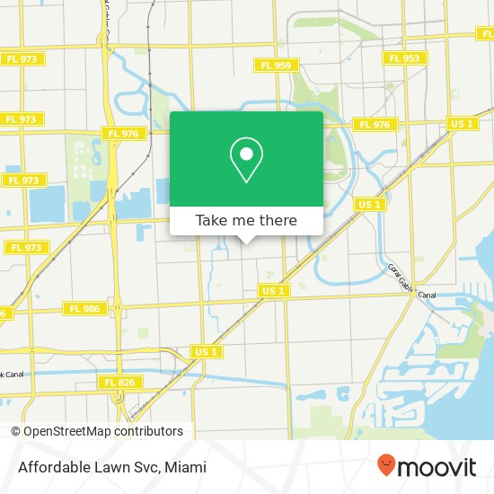 Affordable Lawn Svc map