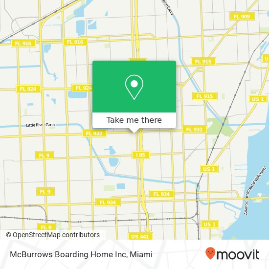 McBurrows Boarding Home Inc map