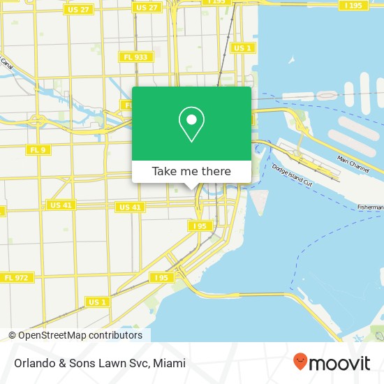 Orlando & Sons Lawn Svc map