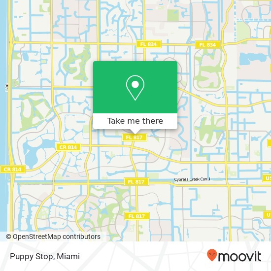 Mapa de Puppy Stop