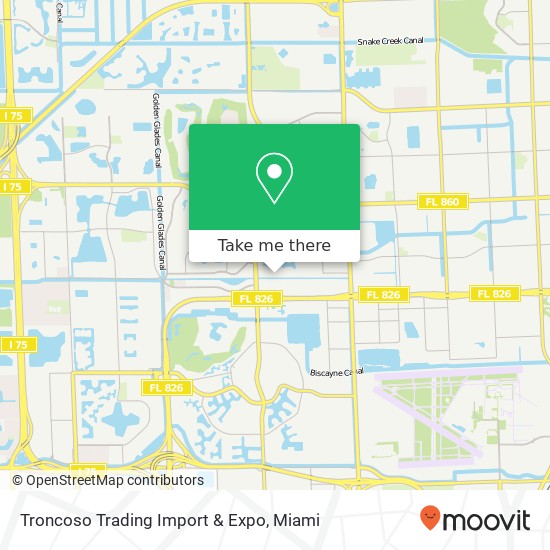 Troncoso Trading Import & Expo map