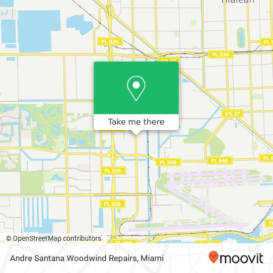 Andre Santana Woodwind Repairs map