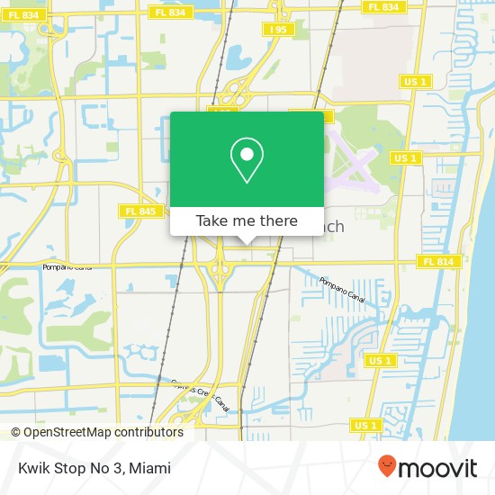 Mapa de Kwik Stop No 3