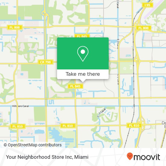 Mapa de Your Neighborhood Store Inc