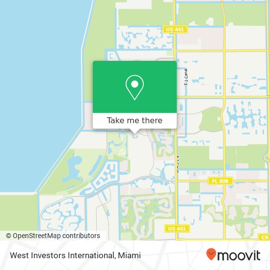 West Investors International map