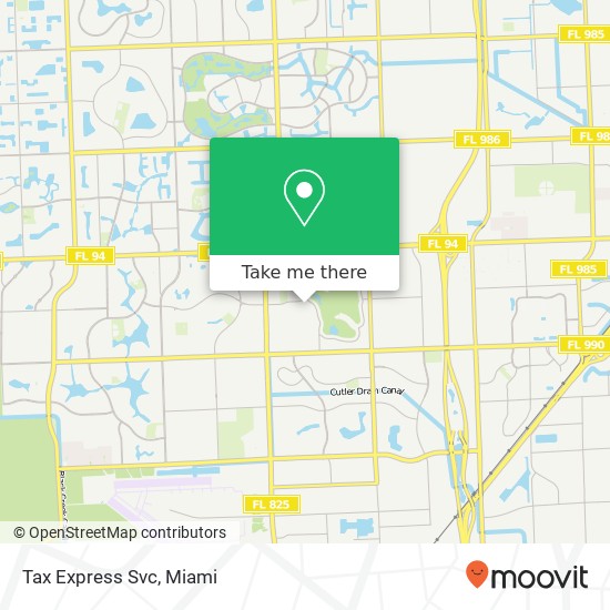 Mapa de Tax Express Svc