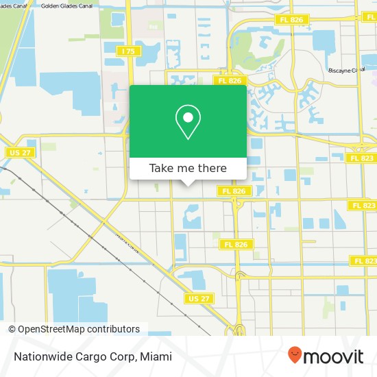 Mapa de Nationwide Cargo Corp