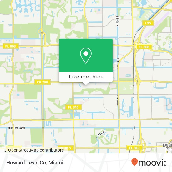 Howard Levin Co map