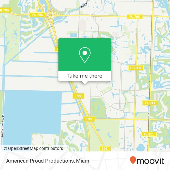 American Proud Productions map