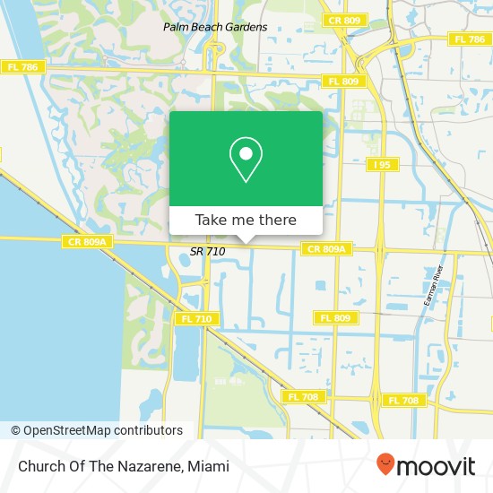 Church Of The Nazarene map