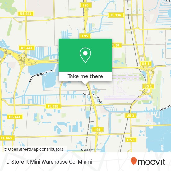 U-Store-It Mini Warehouse Co map
