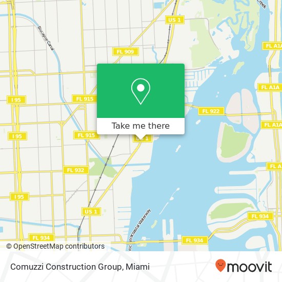 Comuzzi Construction Group map