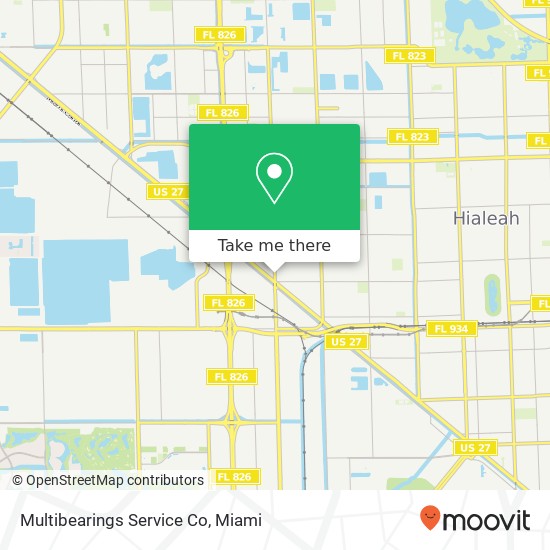 Mapa de Multibearings Service Co